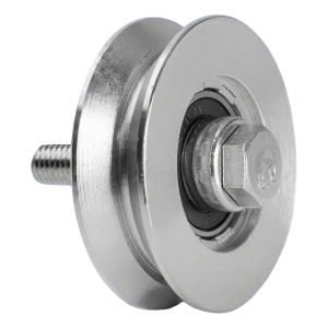 PSG pojezdová rolka bramová typu V fi 88 mm pozinkovaná – nosnost 250 kg