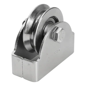 PSG – ocelová pojezdová kladka V průměr 68 mm pro posuvnou kolejnicovou bránu