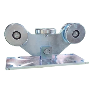 PSG pojízdný vozík brány 5-válečkový pro kolej 140 mm – ocelové válečky ⌀126 mm