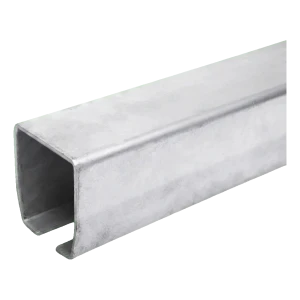 PSG pojezdová dráha pro posuvnou bránu – C profil 140×140×6 mm, délka 6 m, žárové pozinkování