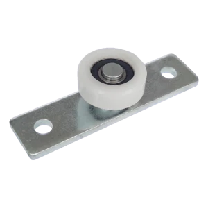 PSG – nylonová vodící rolna pro zavěšenou bránu ø40 mm s montážní deskou