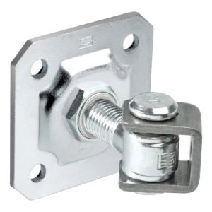 Comunello – nastavitelný závěs pro křídlové brány M20, deska 100×100 mm