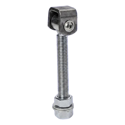 Regulovatelný dlouhý pant pro křídlové brány M18 ocelový pozinkovaný 001-343 (2)