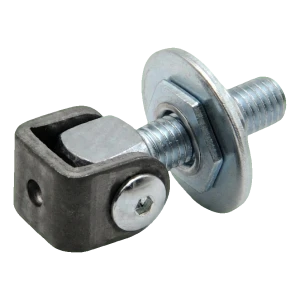 PSG regulovatelný závěs na svařování M12 pozinkovaný s černým uchem