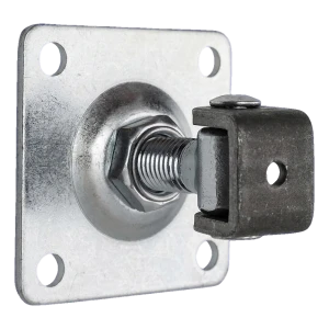 PSG regulovatelný branný pant M16 se štítkem 100×100×4 mm pozinkovaný