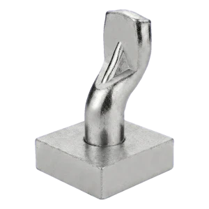 PSG čep s deskou 60×60 mm – dolní pant pro křídlovou bránu