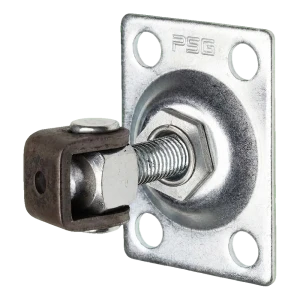 PSG nastavitelný závěs branový M12 s obdélníkovým štítkem 75×55 mm