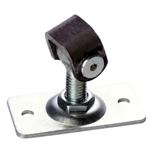 Nastavitelný závěs na branku s obdélníkovým štítkem M12 75×38 mm ocelový pozinkovaný