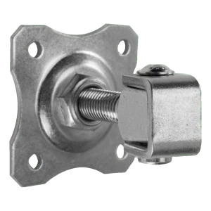 Nastavitelný závěs pro brány se zdobným štítkem M20 100×100 mm pozinkovaný