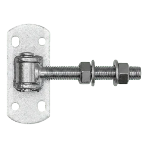 Nastavitelný brankový pant M16 se štítkem 115×50 mm – pozinkovaný