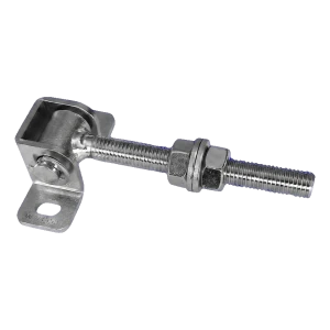 Nastavitelný brankový pant M12 ohýbaný L-115 ocelový