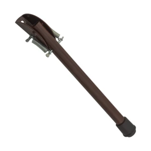 Ocelová zarážka dveří 220 mm hnědá – pružinový doraz pro dveře a vrata