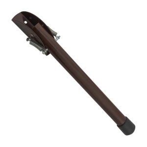 Pružinová blokovací nožička dveří 320 mm hnědá – zarážka pro dveře a vrátka