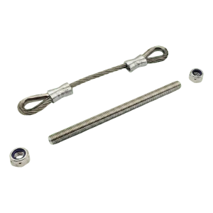 PSG bezpečnostní lanko z nerezové oceli pro křídlovou bránu 200 mm