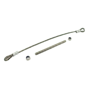 PSG bezpečnostní lano z nerezové oceli pro křídlovou bránu 400 mm