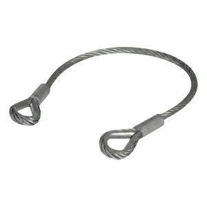 Comunello bezpečnostní lanko na křídlo brány pozinkovaná ocel 510 mm