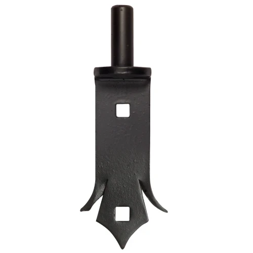 Ozdobný čep pásového závěsu fi 14 mm pro křídlové brány – k přišroubování 001-510 (1)