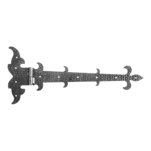 Postal – ozdobný pásový pant levý ocelový 525 × 225 mm