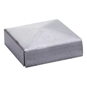 Postal – ocelový obálkový klobouček na plotový sloupek 80×80 mm