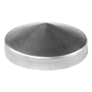 Postal – ocelová plotová stříška na kulatý sloupek Ø 90 mm