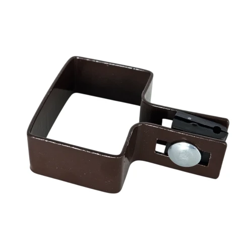 Koncová objímka pro plotové panely 40x60 mm hnědá GPV-700-15 (1)