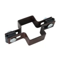 Svorka pro plotové panely mezilehlá 40x60 hnědá GPV-700-05 (1)