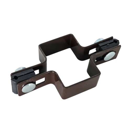 Svorka pro plotové panely mezilehlá 40x60 hnědá GPV-700-05 (1)