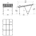 Carport Přístřešek pro auto VICA 1 car SOLO GPV-105-01 (5)