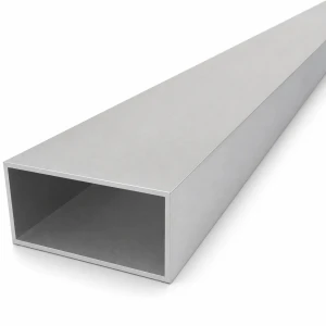 Hliníková obdélníková trubka 40×80×2 mm – uzavřený profil EN AW-6060, délka 2000 mm
