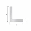 Hliníkový rovnoramenný úhelník 10×10×2 mm – profil L, délka 2000 mm 001-719 (2)