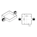Střední svorka pro plotové panely 100x100 mm antracit 000-780 (4)