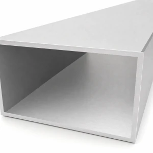 Hliníková obdélníková trubka 80×140×4 mm – uzavřený profil D=2000 mm EN AW-6060