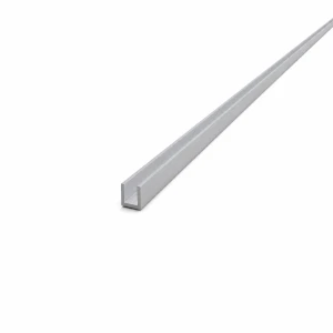 Hliníkový U-profil EN AW-6060 profil C/U 8×8×1 mm, délka 2000 mm