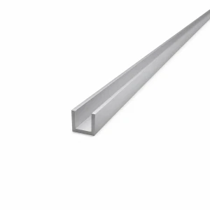 Hliníková U-lišta 15×15×2 mm – profil C/U, délka 2000 mm