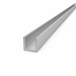 Hliníková U-lišta 25×25×3 mm – profil C/U EN AW-6060 L=2000 mm