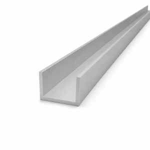 Hliníková U-lišta 40×25×3 mm – otevřený profil C/U, délka 2000 mm