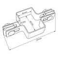 Držák plotových panelů prostřední 60x40 pozink GPV-700-04 (3)