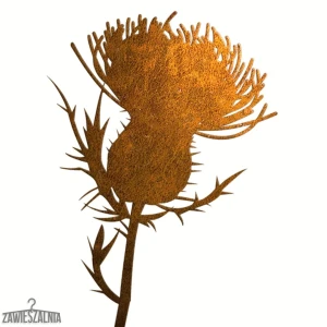 Zahradní dekorace Ostropest z oceli Corten XL 14×98 cm – zapichovací
