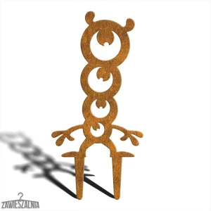 Zahradní ozdoba Zawieszalnia Příšerná obluda Rebis L – dekorace Corten 20×41 cm
