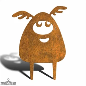 Zawieszalnia – zahradní dekorace Příšerné Monstrum Apollo M 29×39 cm, ocel Corten