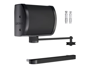 Locinox Panther – hydraulický samozavírač brány pro montáž na zeď a sloupek, černý