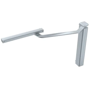 ASSA ABLOY samozavírač na branky s posuvnou lištou CAM-MOTION – pravý, stříbrný