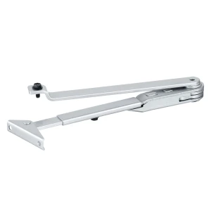 GEZE nůžkové rameno pro zavírač dveří TS 1500/1000 s mechanickou aretací – stříbrné