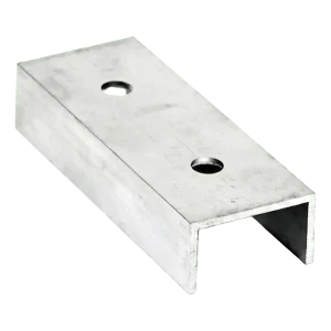 Spojka montážního profilu FV hliníková 120 mm – U profil 25×45×25