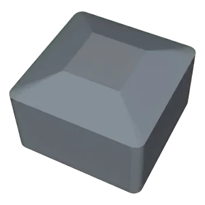 Šedá krytka LLDPE pro montážní profil PV 40×40 mm – typ 1
