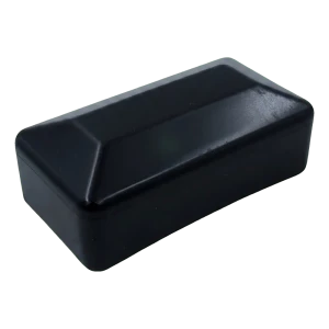 Krytka UFR černá pro montážní profily FV 80×40 mm – polyetylen LLDPE
