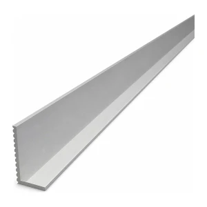 Úhelník hliníkový nerovnoramenný rýhovaný 40×20×2,6 mm – profil L, délka 2000 mm