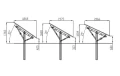 Solární KIT T1V Light pozemní konstrukce pro 6 panelů GPV-T1V-L6 (2)