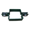 Objímka panelová plotová průběžná čtvercová 80×80 mm zelená RAL 6005 001-614 (3)