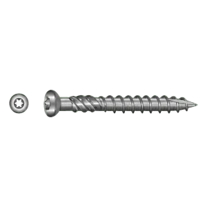 TOBSTEEL Terasový vrut Quadra-Speed ART. 9001 A2 – 5,0 x 50 mm TX25